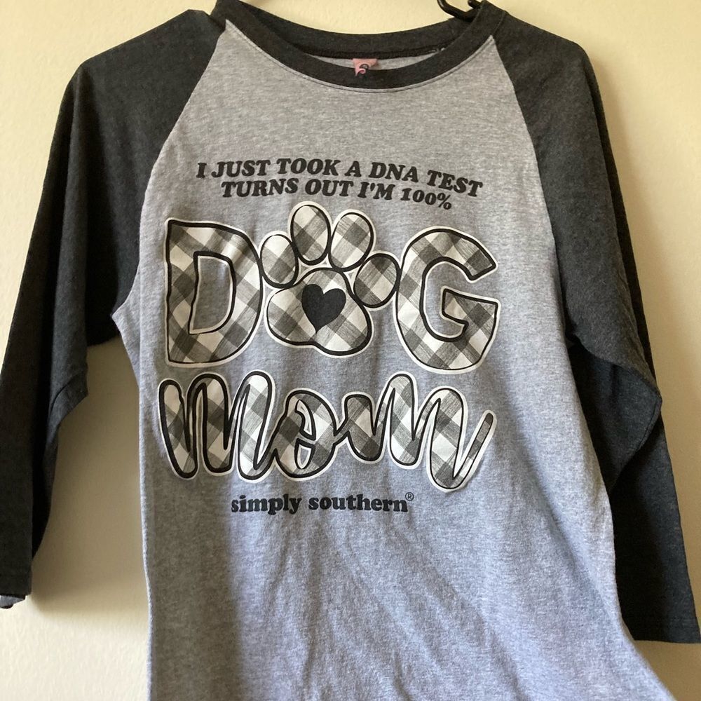 Simply Southern Dog Mom Dna Test Tshirt